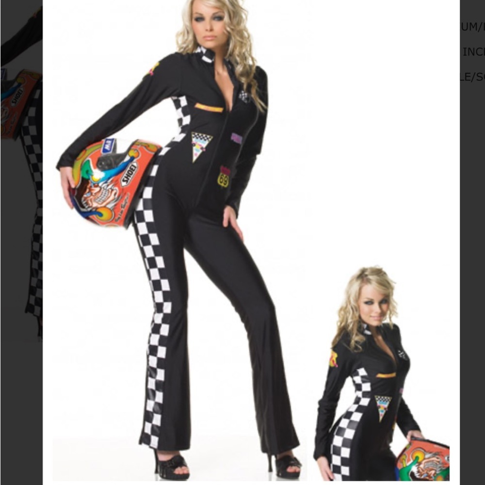Women's Black Racing‎ Costume